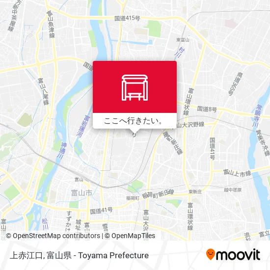 上赤江口地図