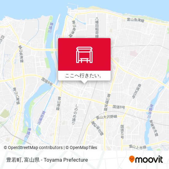 豊若町地図