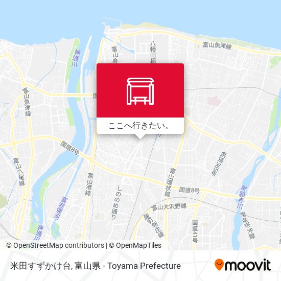 米田すずかけ台地図