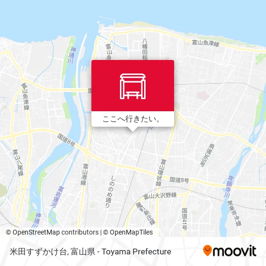 米田すずかけ台地図