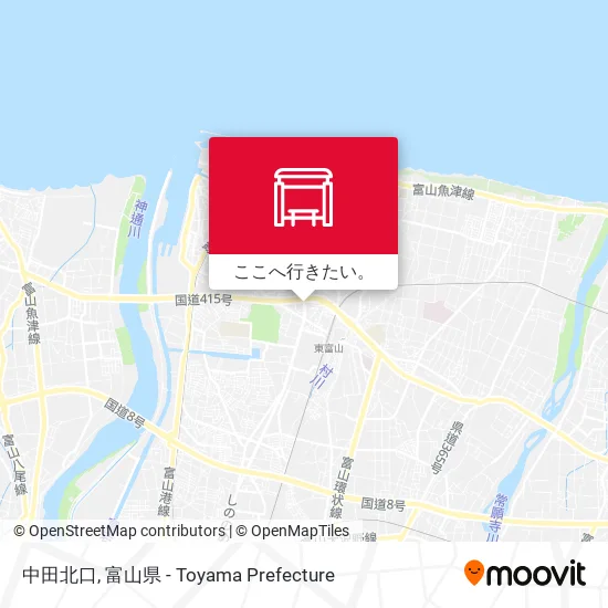 中田北口地図