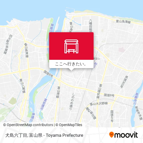 犬島六丁目地図