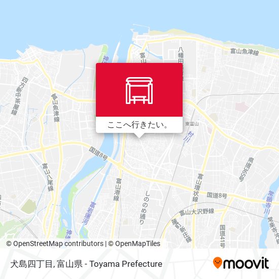 犬島四丁目地図