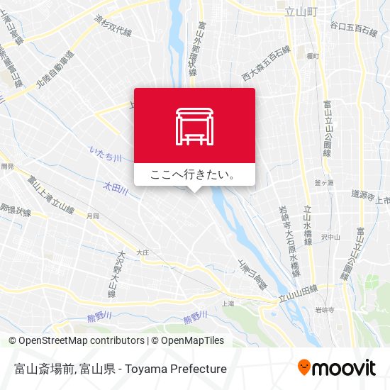 富山斎場前地図