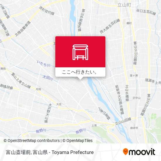 富山斎場前地図