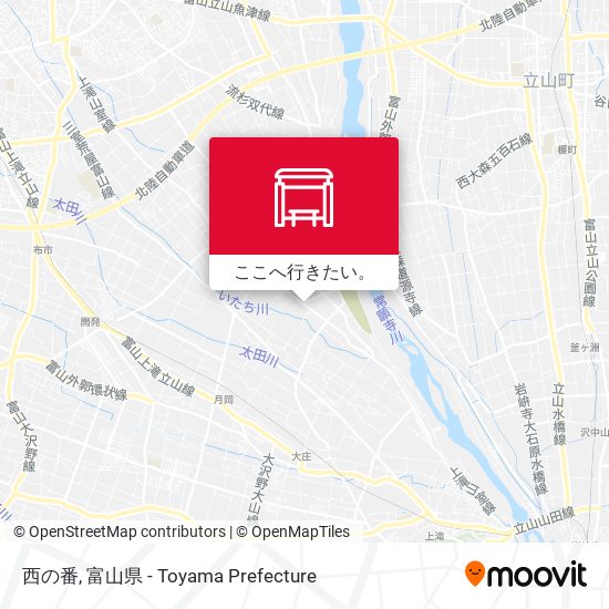 西の番地図