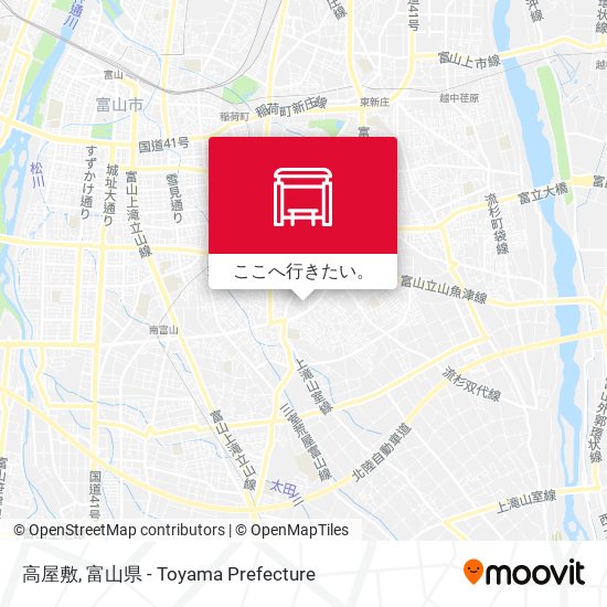 高屋敷地図