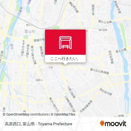 高原西口地図