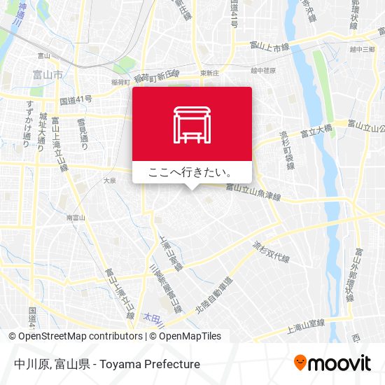 中川原地図