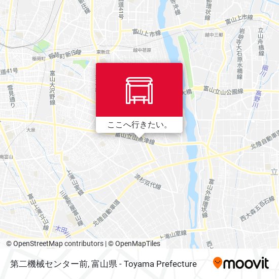 第二機械センター前地図