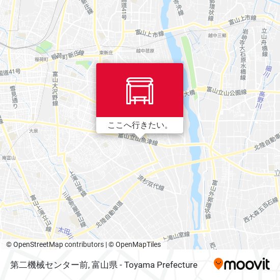 第二機械センター前地図