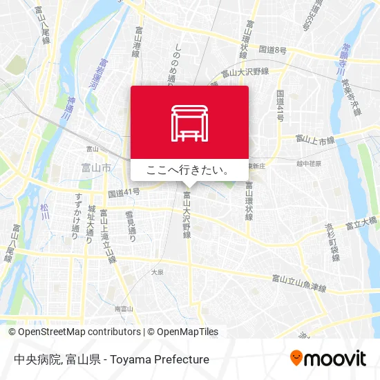 中央病院地図