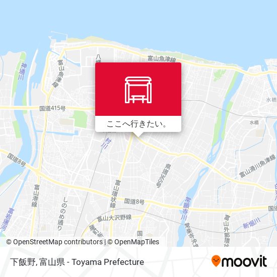 下飯野地図