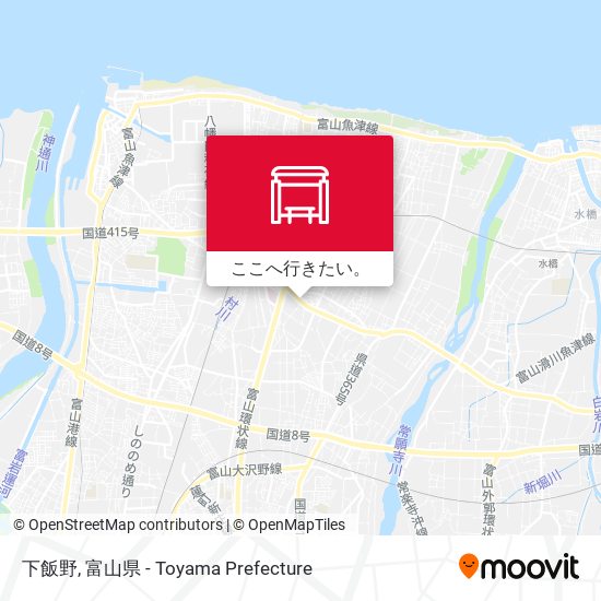 下飯野地図
