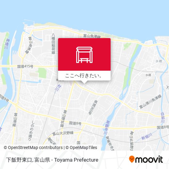 下飯野東口地図
