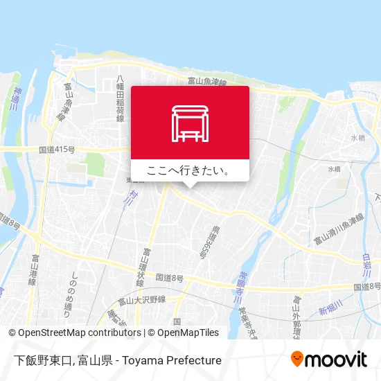 下飯野東口地図