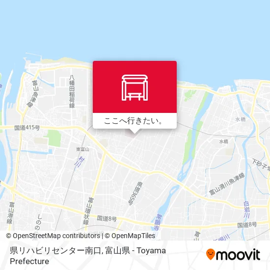 県リハビリセンター南口地図