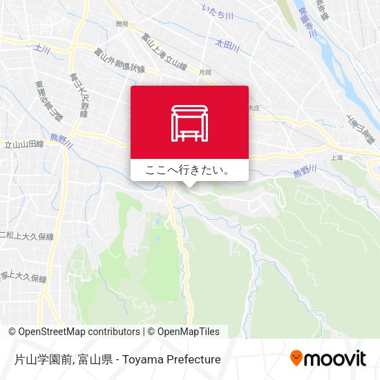 片山学園前地図