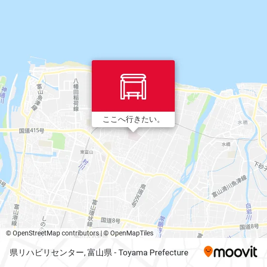 県リハビリセンター地図