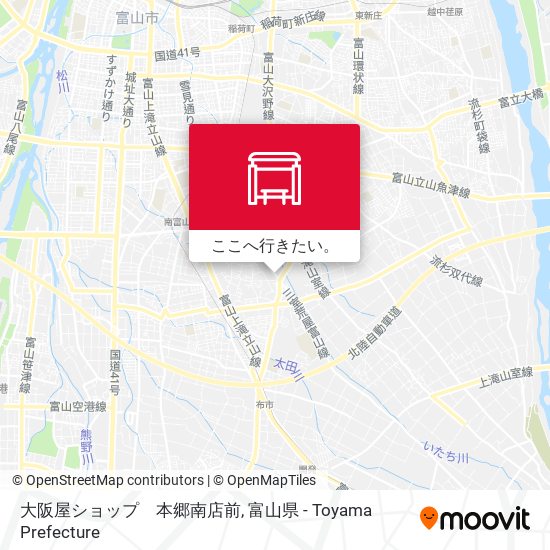 大阪屋ショップ　本郷南店前地図