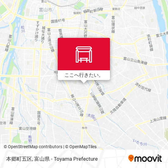 本郷町五区地図