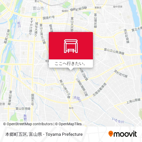 本郷町五区地図