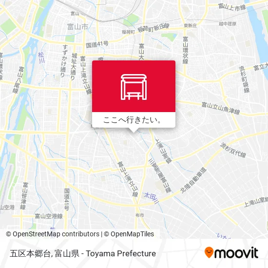 五区本郷台地図