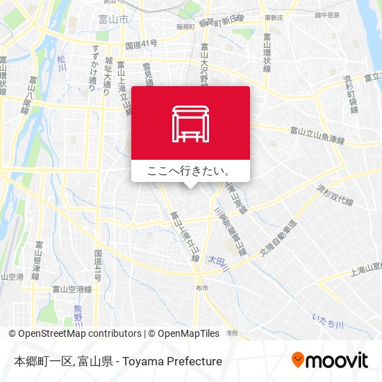 本郷町一区地図