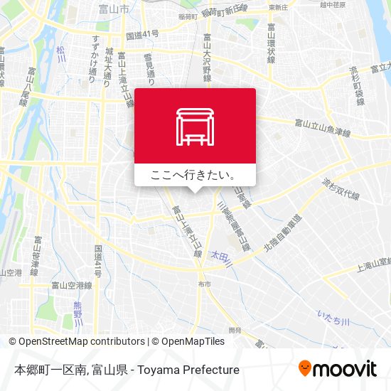 本郷町一区南地図