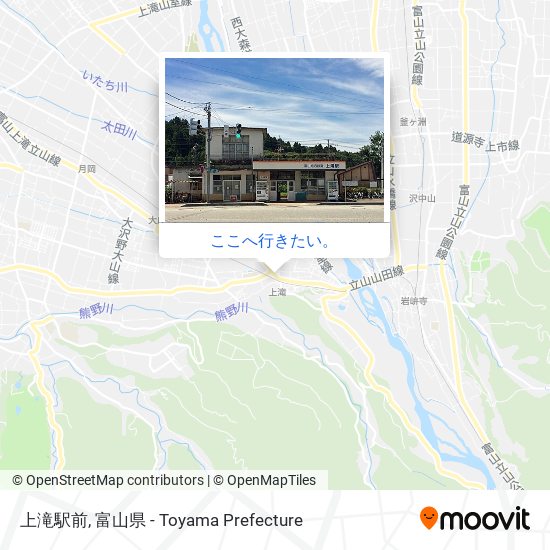上滝駅前地図