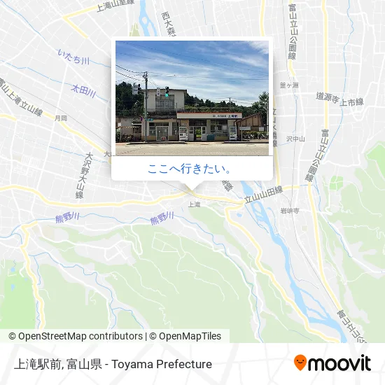 上滝駅前地図