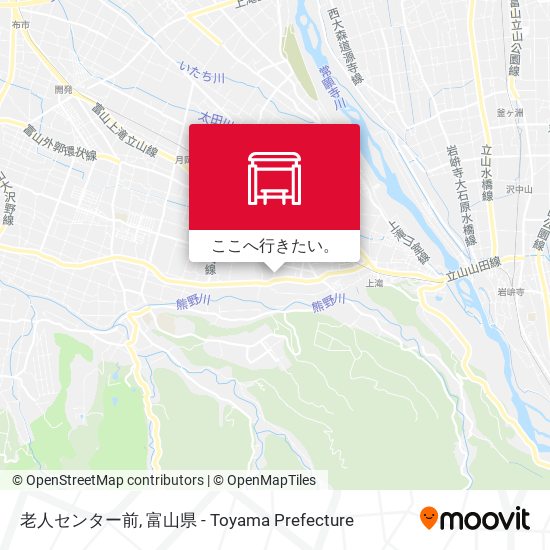 老人センター前地図