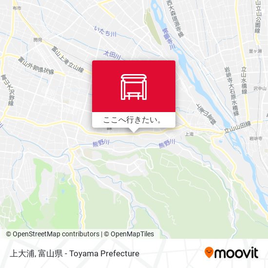 上大浦地図