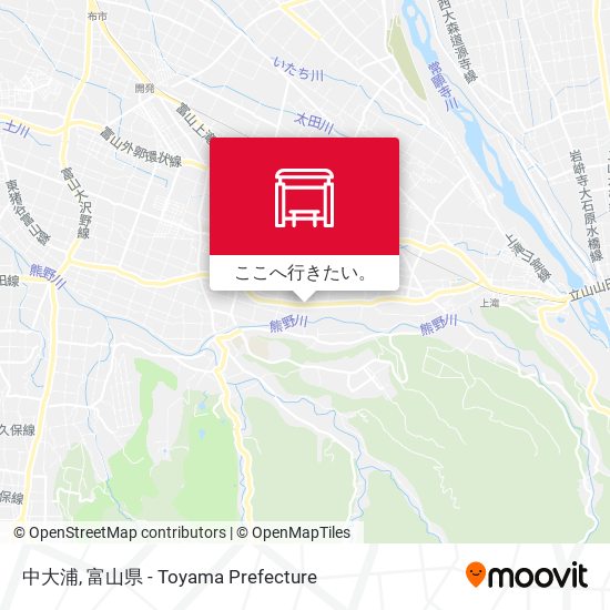 中大浦地図