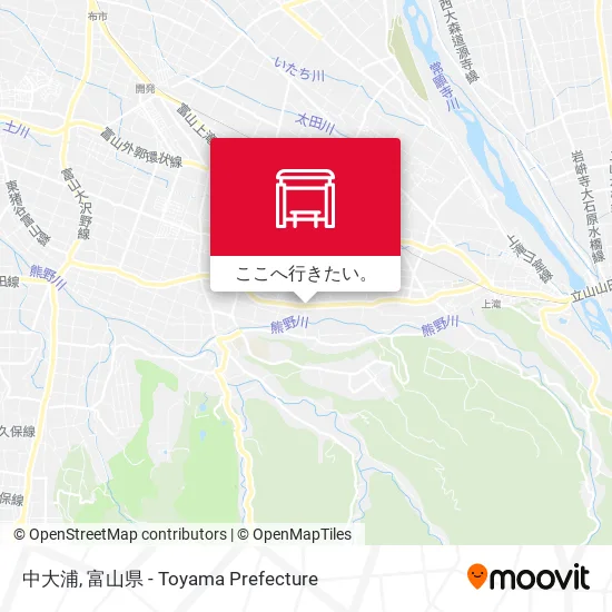 中大浦地図
