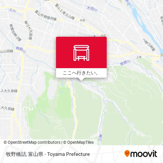 牧野橋詰地図