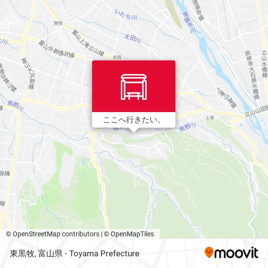 東黒牧地図
