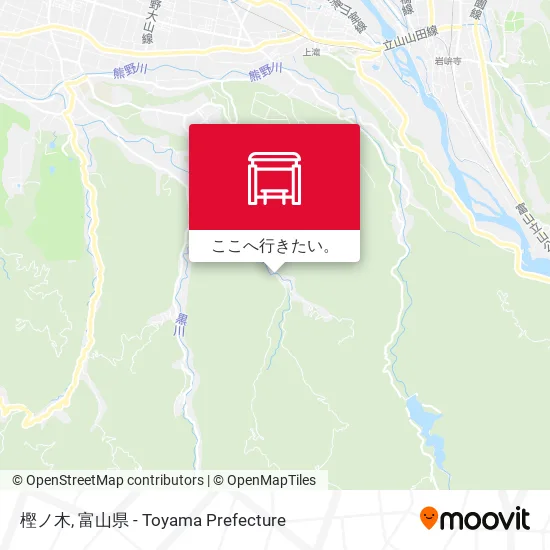 樫ノ木地図