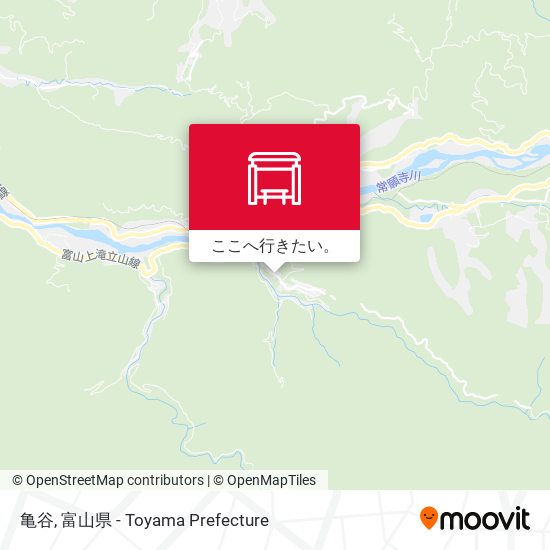 亀谷地図