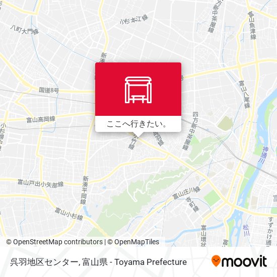呉羽地区センター地図