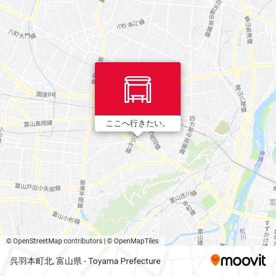呉羽本町北地図
