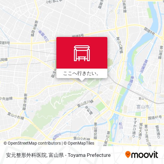 安元整形外科医院地図