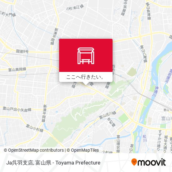 Ja呉羽支店地図