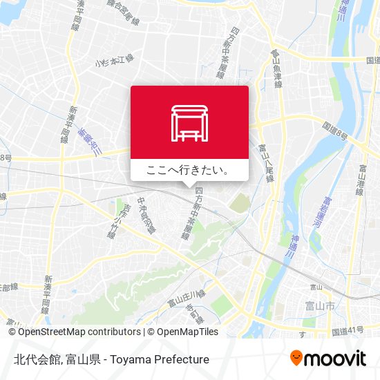 北代会館地図