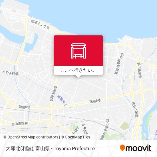 大塚北(利波)地図