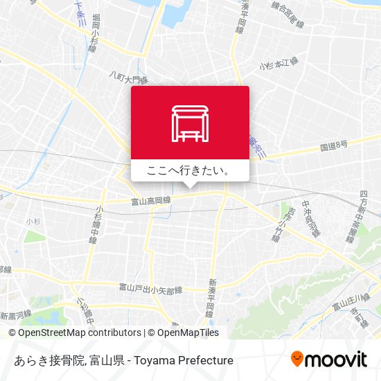あらき接骨院地図