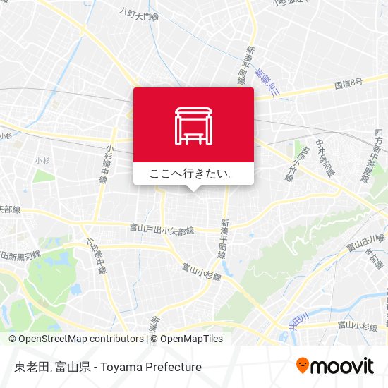 東老田地図