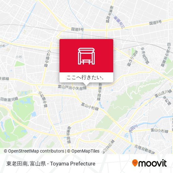 東老田南地図