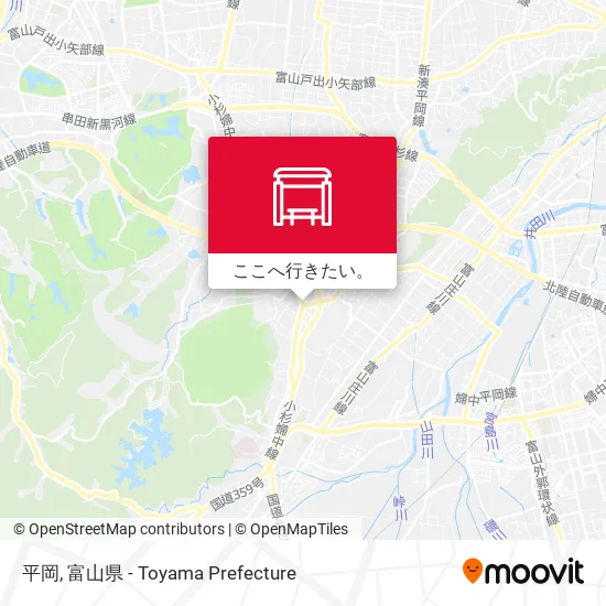 平岡地図
