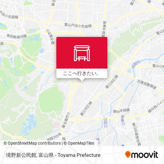 境野新公民館地図